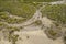 Coastal Salt Flats From High Perspective