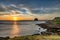 Coastal scenery at dusk of LanyuOrchid Island, Taitung,Taiwan