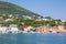 Coastal summer landscape, main port of Ischia