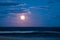 COASTAL SURF MOONRISE