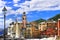 Coastal town Camogli in Liguria, Italy