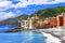 Coastal town Camogli in Liguria, Italy