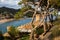 Coastal Town of Tossa de Mar at Mediterranean Sea