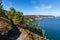 Coastal trail towards la pointe de Saint-Hernot