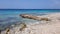 Coastal view on the beach on Bonaire