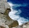 Coastal volcanic rocks near trou du souffleur, anse Bertrand, Grande Terre, Guadeloupe