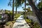 Coastal walkway in Naples Island Long Beach California