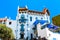 Coastal white house in the Mediterranean town of CadaquÃ©s