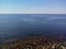 The coastal zone of the White sea at Cape Beluga, the view from the tower to monitor blagami, Solovetsky Islands, Arkhangelsk