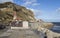 Coastguard Station and cliff at Scarborough