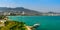 Coastline of Acapulco city in Mexico.