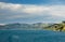 Coastline at Akaroa in New Zealand