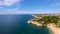 Coastline Algarve Aerial Shot.