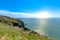 The Coastline around Elin``s Tower, South Stack, Anglesey, North
