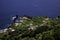 The coastline of the Azores island of Sao Jorge, a beautiful green volcano island, fantastic hiking and vacation location