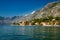 Coastline of the Bay of Kotor in Montenegro from the seaside