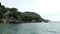 Coastline and bay of Liapades and Paleokastritsa on Corfu Island Greece.