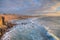 Coastline with beaches extending from El Cotillo village at Fuerteventura, Canary islands, Spain