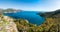 Coastline on Cennet Adasi island near Marmaris town in Turkey