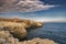 coastline cliffs near Tyulenovo village