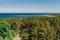 Coastline and coniferous forest of Hiiumaa island