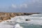 Coastline Cote Sauvage on the peninsula Quiberon, Brittany