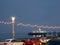 Coastline in the evening with view to eastbourne pier