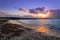 Coastline of False Bay at sunrise, Cape Town, South Africa