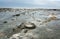 Coastline in the Flat Rocks area of Bunurong Marine and Coastal Park in Victoria, Australia