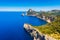 Coastline of the Formentor Peninsula in Mallorca Spain