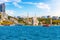 The Coastline of Istanbul with the Molla Celebi Mosque, Bosphorus straight, Turkey