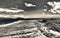 Coastline of La Digue Island, Seychelles aerial view