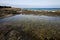 Coastline in lanzarote spain pond cloud beach water musk