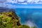 Coastline in Madeira island from Cabo Girao