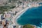 Coastline of Mediterranean Resort Calpe, Spain with Sea and Lake