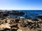 Coastline of Monterey Bay in scenic California