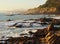 Coastline near Hearst Castle, San Simeon, California, USA