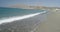 Coastline near the Libyan sea in the village of Kokkinos Pyrgos, Greece, Crete