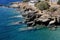 Coastline near Limeni village, Peloponnese, Greece