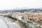 Coastline of Nice, view from the castle, French Riviera