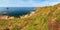 Coastline panorama at Cap Frehel