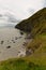 Coastline Pendine Sands beach Wales