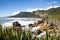 Coastline at Punakaiki pancake rocks, New Zealand