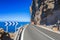 Coastline road on Gran Canaria island