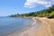 Coastline by the Roatan, Honduras