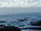 Coastline and rugged lava rocks called Dragonâ€™s Teeth and crashing waves at Makaluapuna Point near Kapalua, Maui, HI, USA