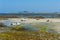 Coastline of Saint Peter Guernsey at Low Tide