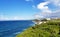 Coastline of San Juan, Puerto Rico and the ancient El Morro Cast