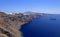 Coastline of Santorini island