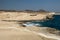 Coastline in Sarakiniko beach, Milos